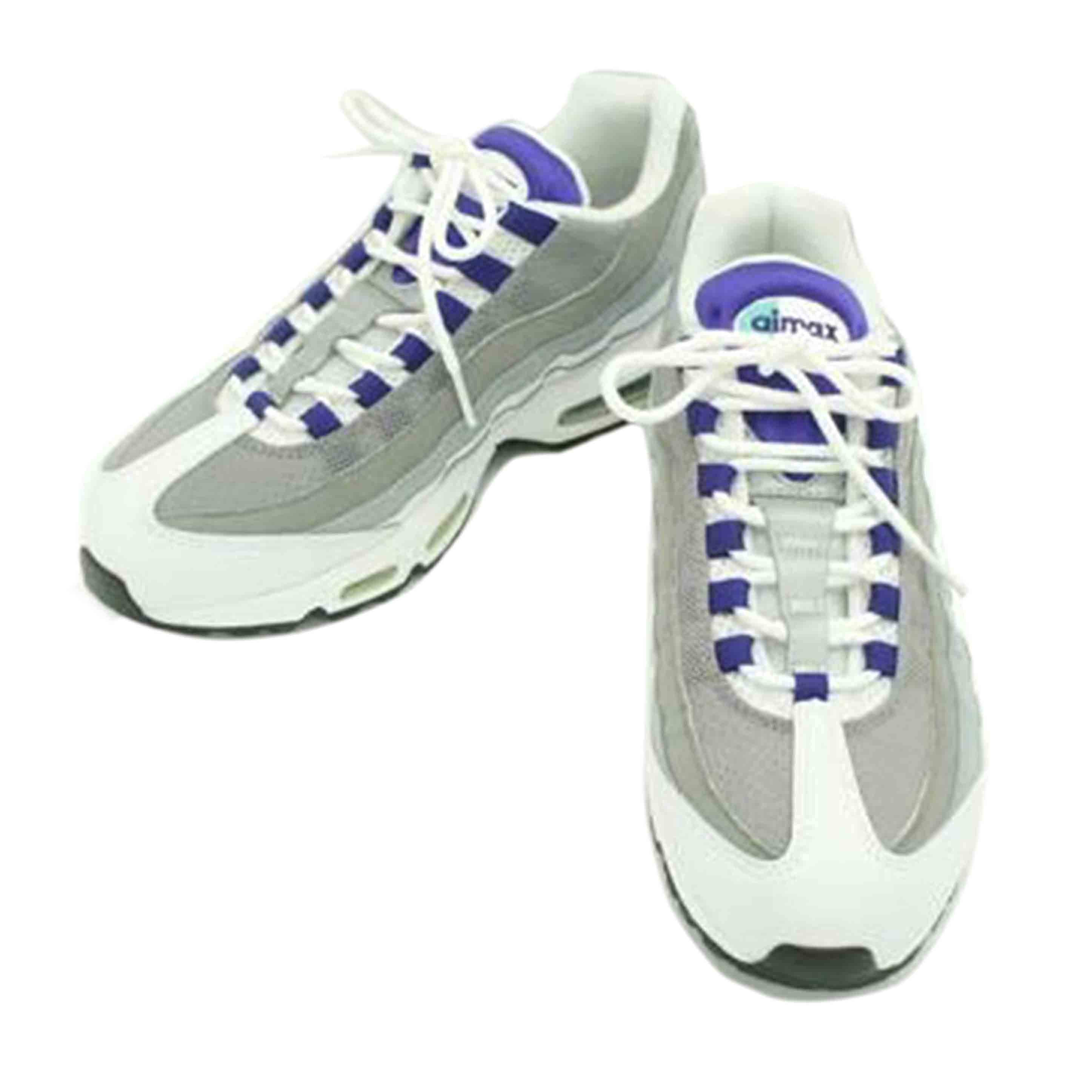 NIKE ナイキ/エアマックス95OGホワイト／コートパープル／エメラルドグリーン/554970-151//ｻｲｽﾞ:27cm/ABランク/75