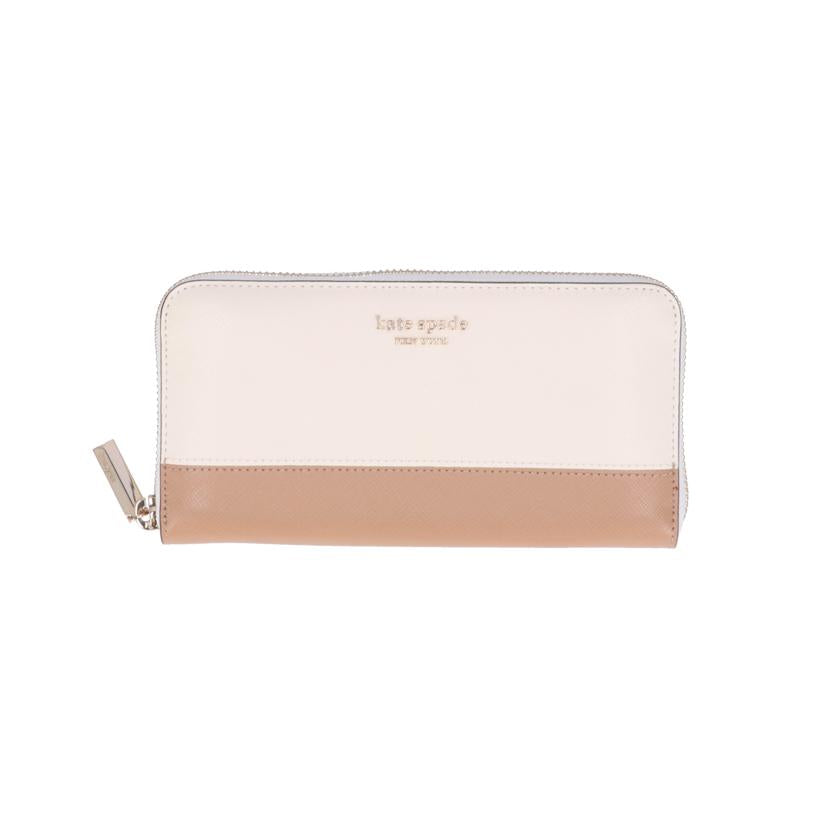 Kate　spade ケイトスペード/バイカラー／ラウンドファスナー長財布/PWR00281//SAランク/18
