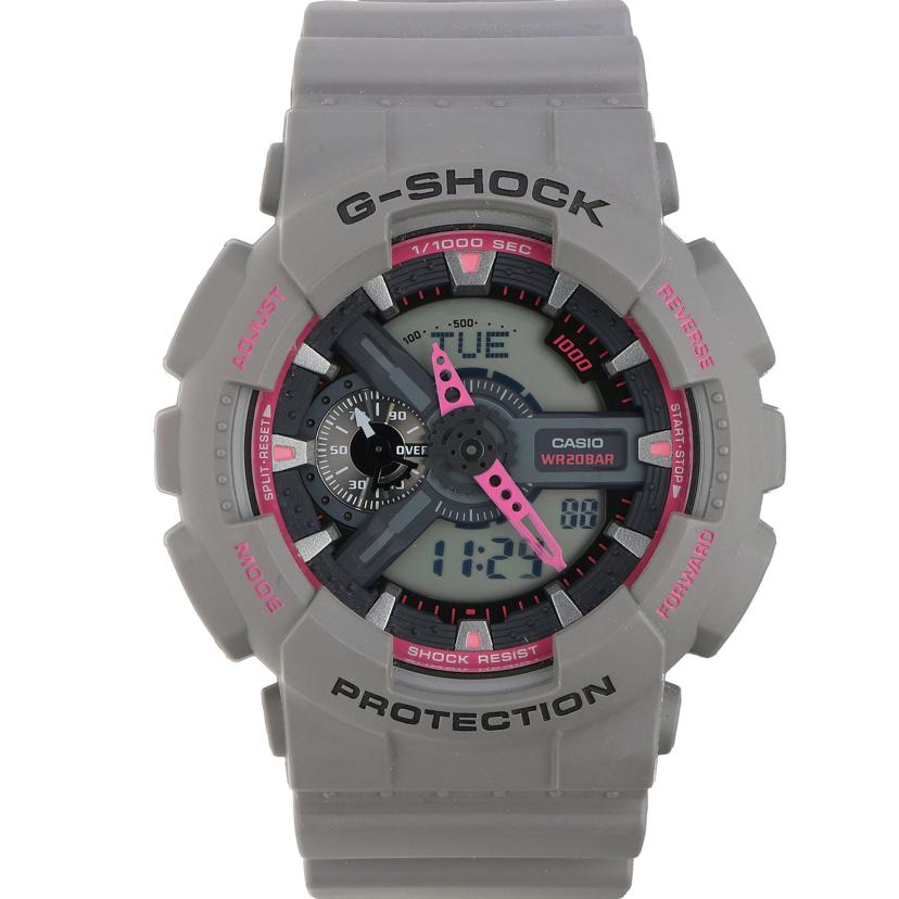 CASIO カシオ/G－SHOCK／マットグレー×ピンク/GA-110TS-8A4JF//514*/Aランク/93