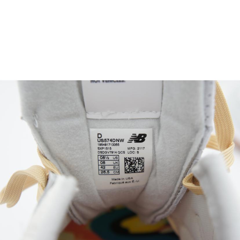 NB ニューバランス/プライド／2021/US574DNW//ｻｲｽﾞ:26.5cm/Aランク/75