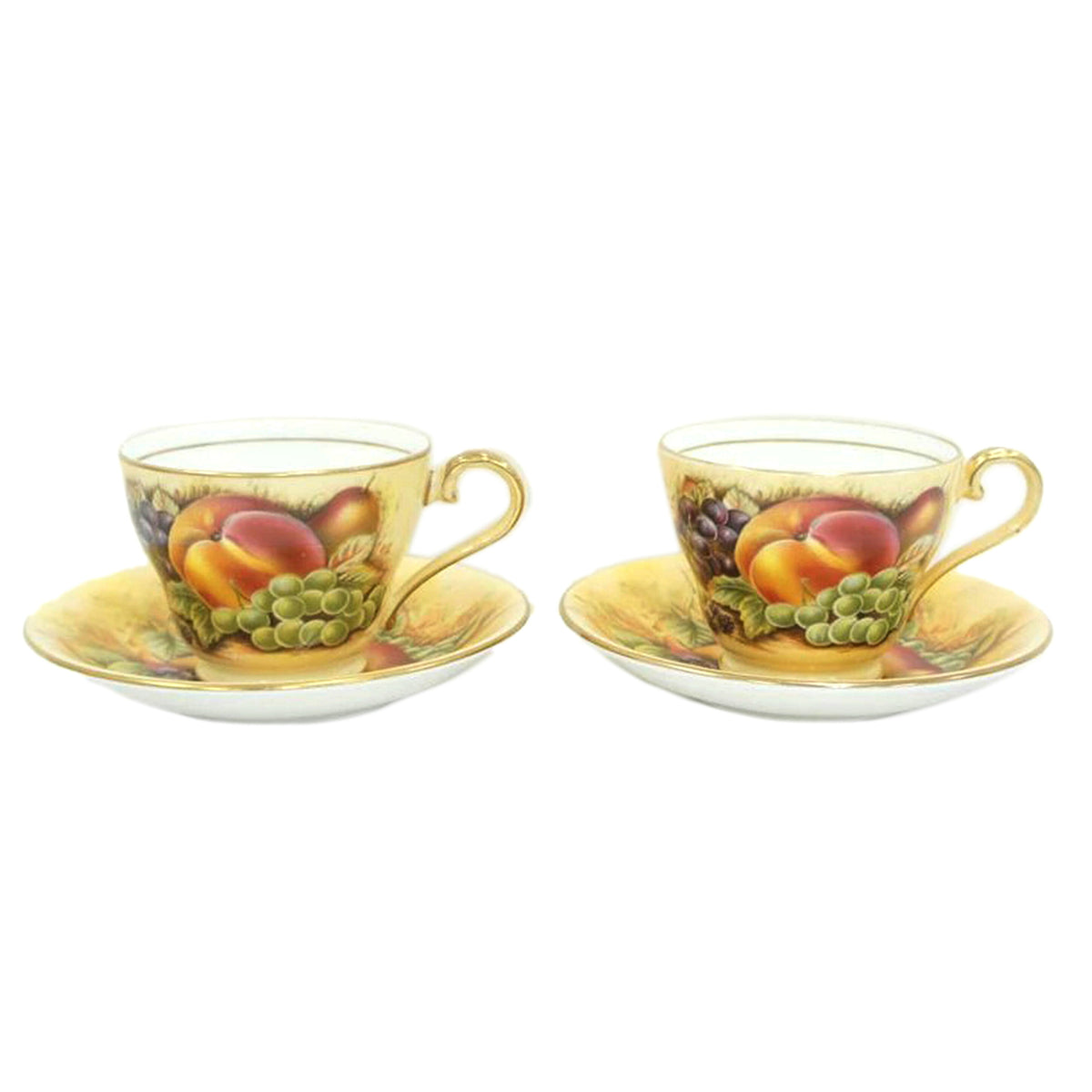 Aynsley エインズレイ/オーチャードゴールド カップ＆ソーサー 2客セット//Bランク/01