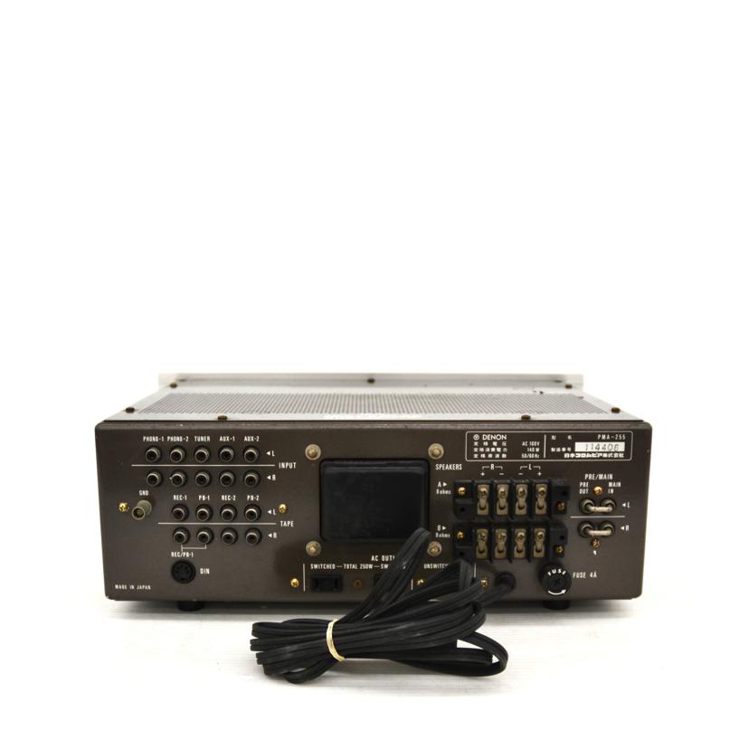 調整済　DENON　PMA-255　凝縮のプリメイン　動作品 Yahoo!オークション - DENON PMA-255 プリメインアンプ 整備済