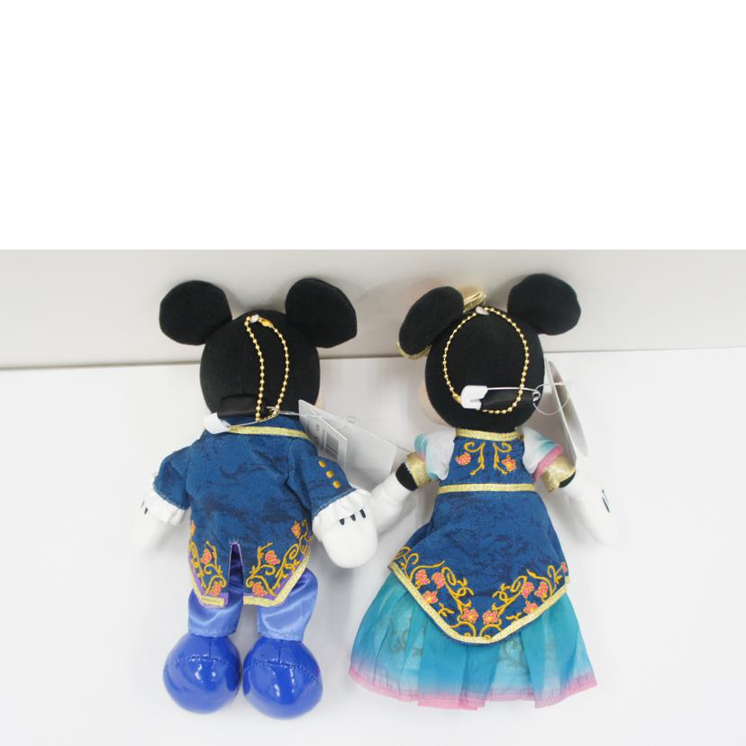 東京ディズニーリゾート/（タグ付）ミッキーマウス＆ミニーマウス ぬいぐるみバッジ 2体セット//SAランク/01