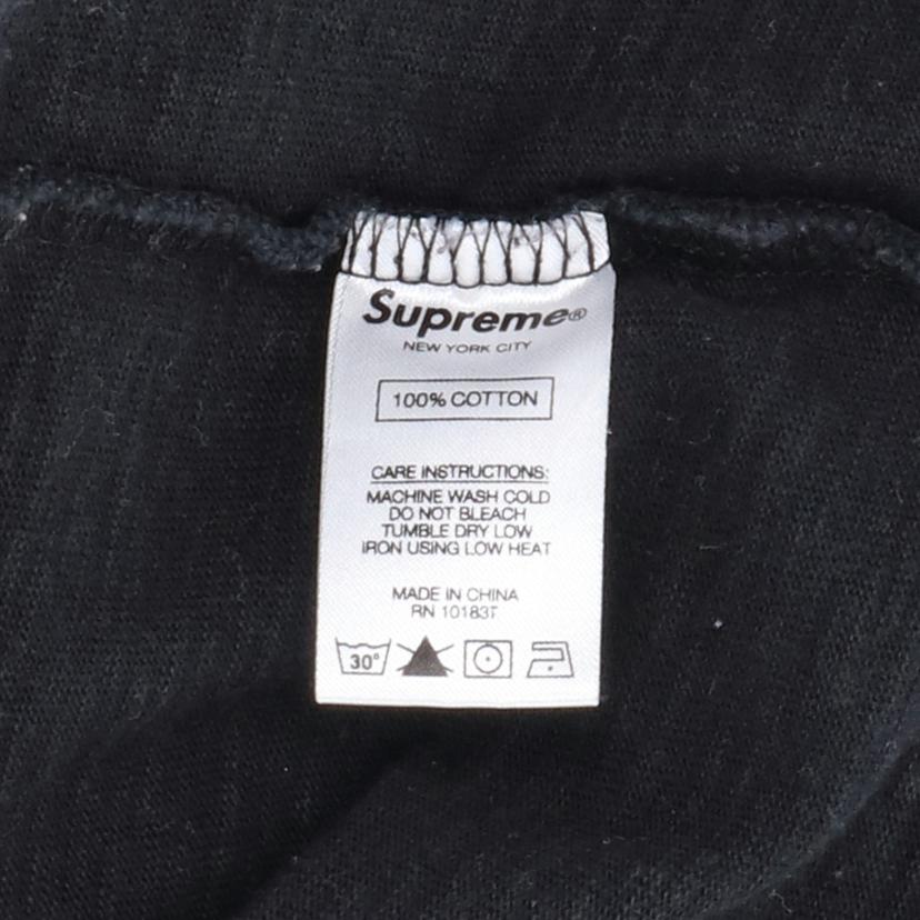 Supreme シュプリーム/センターロゴ／コットンTシャツ／ブラック//Bランク/18