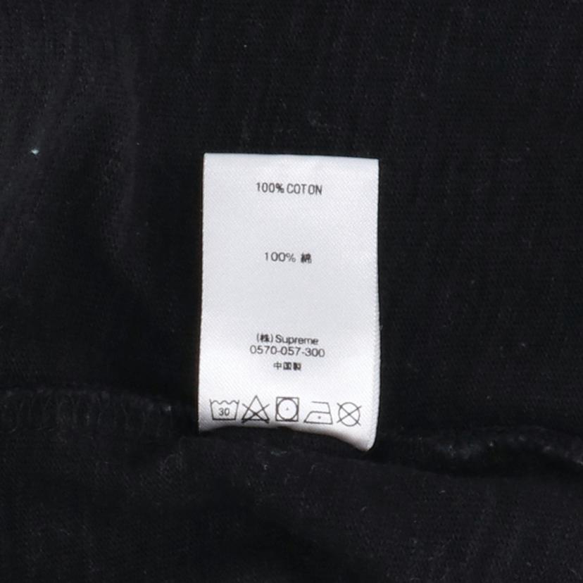 Supreme シュプリーム/センターロゴ／コットンTシャツ／ブラック//Bランク/18