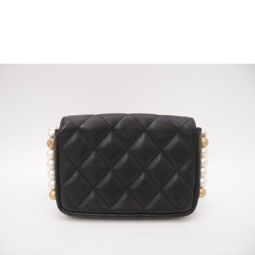 CHANEL シャネル/ミニミニマトラッセチェーンショルダー／ブラック/AP2185//311***********/Bランク/69