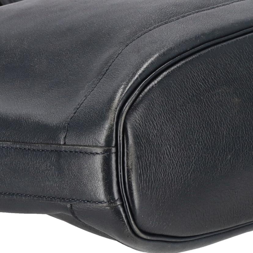 HERMES エルメス/ネイビーガリバー／ヴォーエバーカーフ・ターンロックショルダー//〇X/ABランク/91