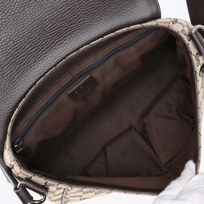 GUCCI グッチ/GGキャンバス斜め掛けショルダー/449172//493***/ABランク/93