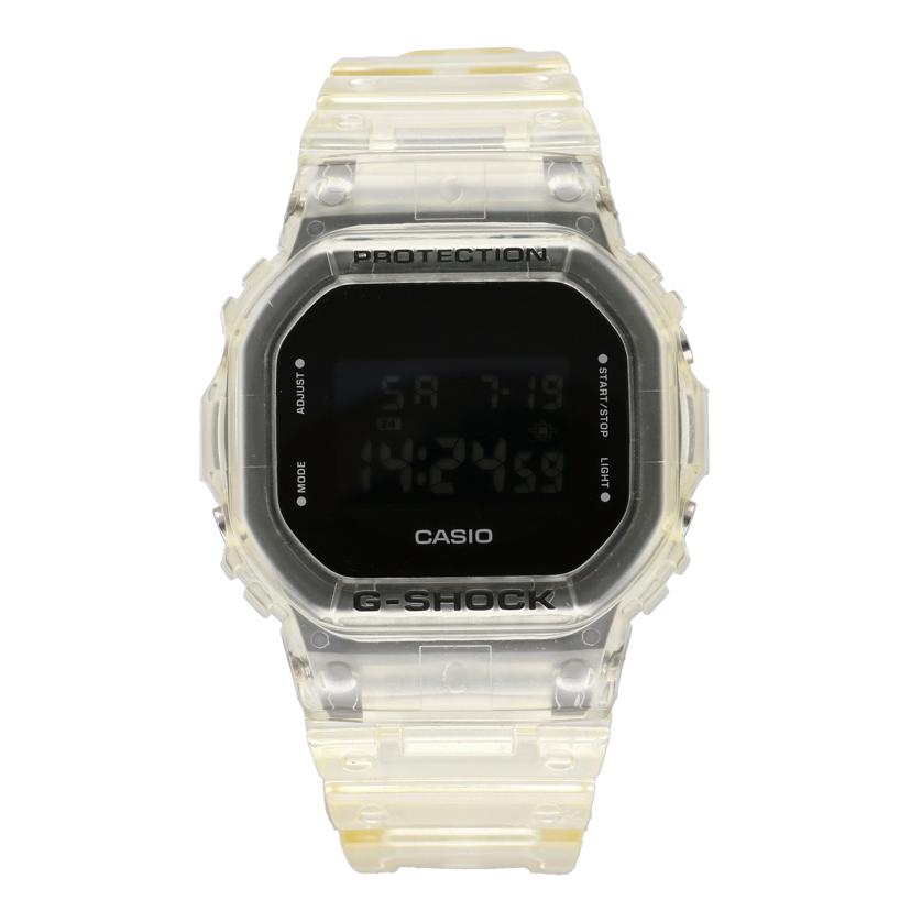 CASIO カシオ/G－SHOCKスケルトン／スクエアデジタルウォッチ／クォーツ/DW-5600SKE-7JF//ABランク/18