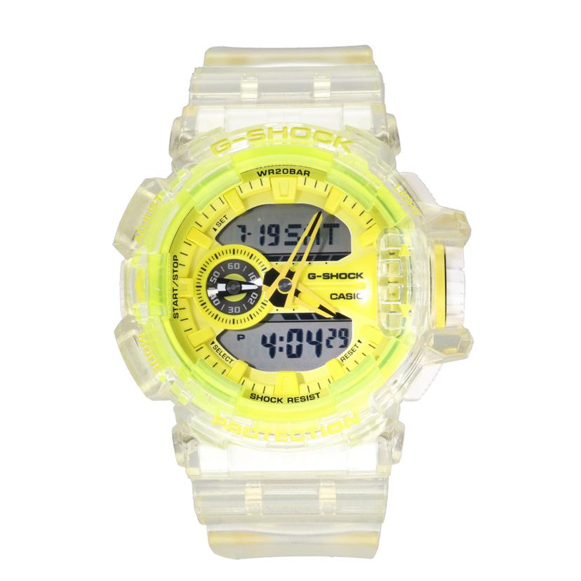 CASIO カシオ/G－SHOCKクリアスケルトン／デジアナウォッチ／クォーツ/GA-400SK-1A9DR//ABランク/18
