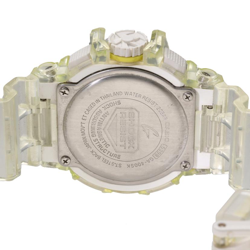 CASIO カシオ/G－SHOCKクリアスケルトン／デジアナウォッチ／クォーツ/GA-400SK-1A9DR//ABランク/18