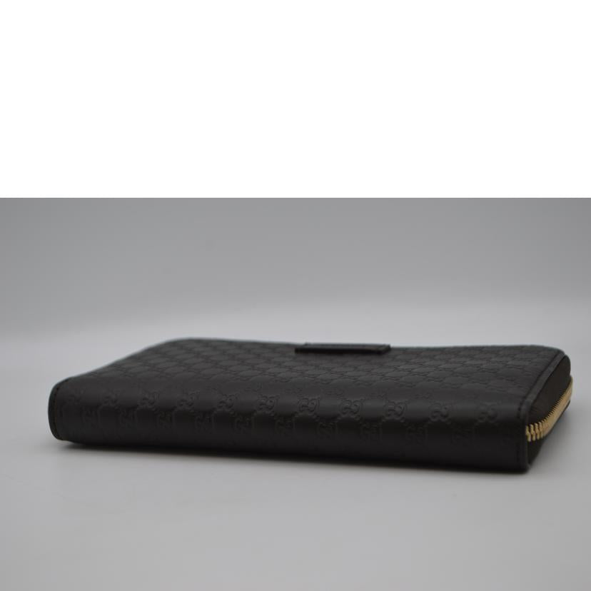 GUCCI グッチ/グッチシマラウンドファスナー長財布／ブラウン/449391//114*/Sランク/89