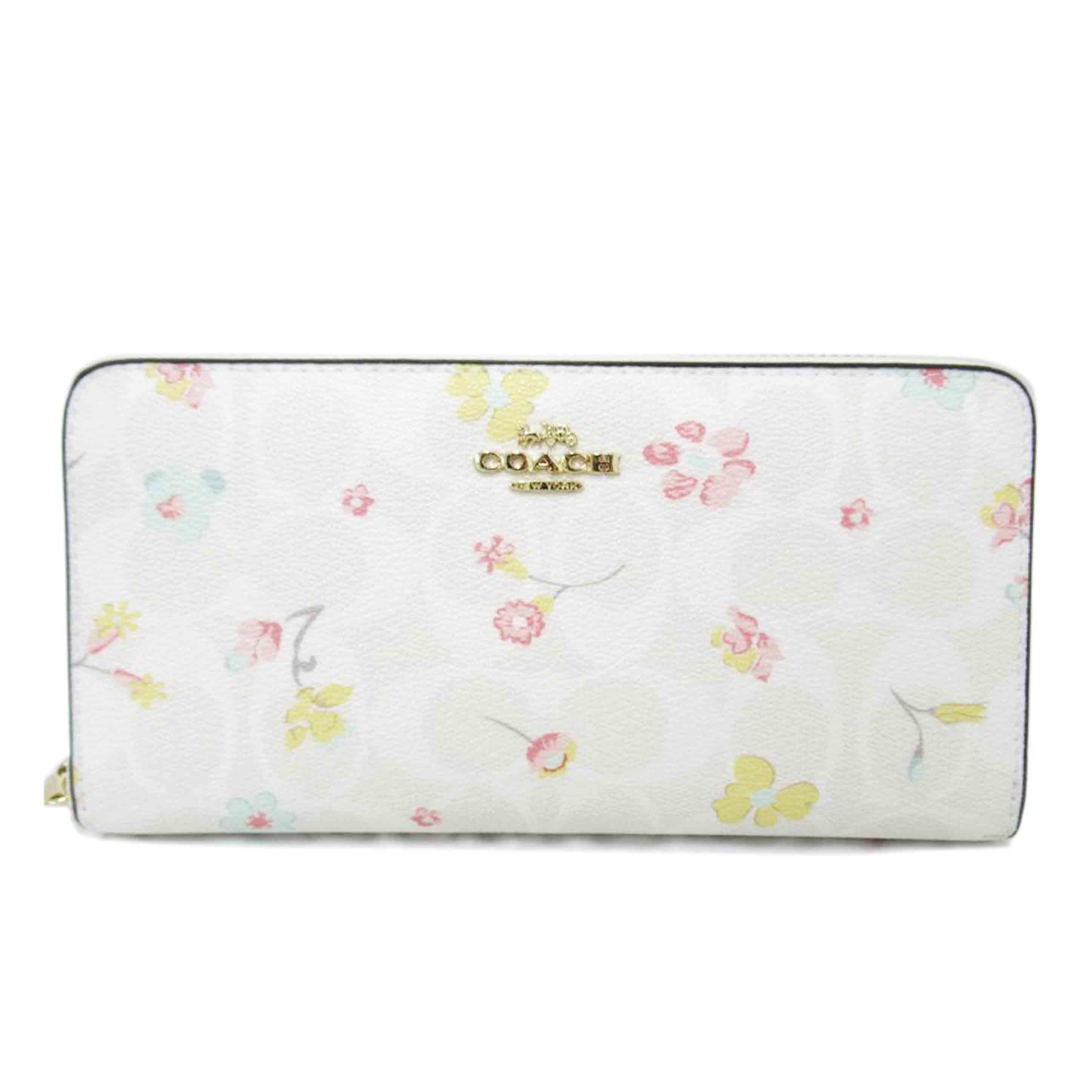 COACH/ラウンドファスナー長財布／ミスティカル　フローラル/C8695//H20**/SAランク/63