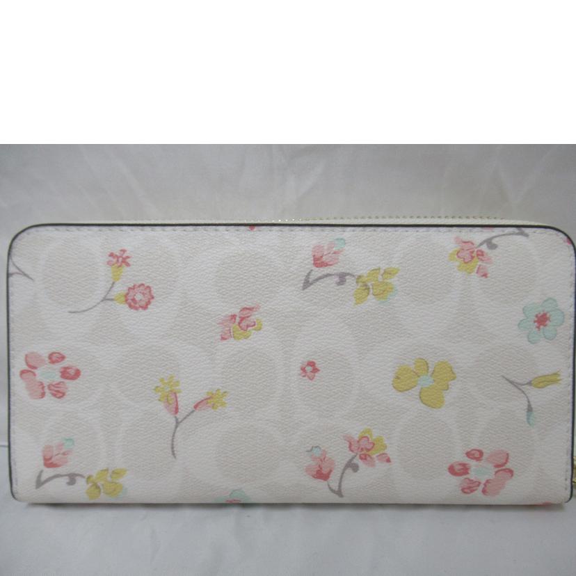 COACH/ラウンドファスナー長財布／ミスティカル　フローラル/C8695//H20**/SAランク/63