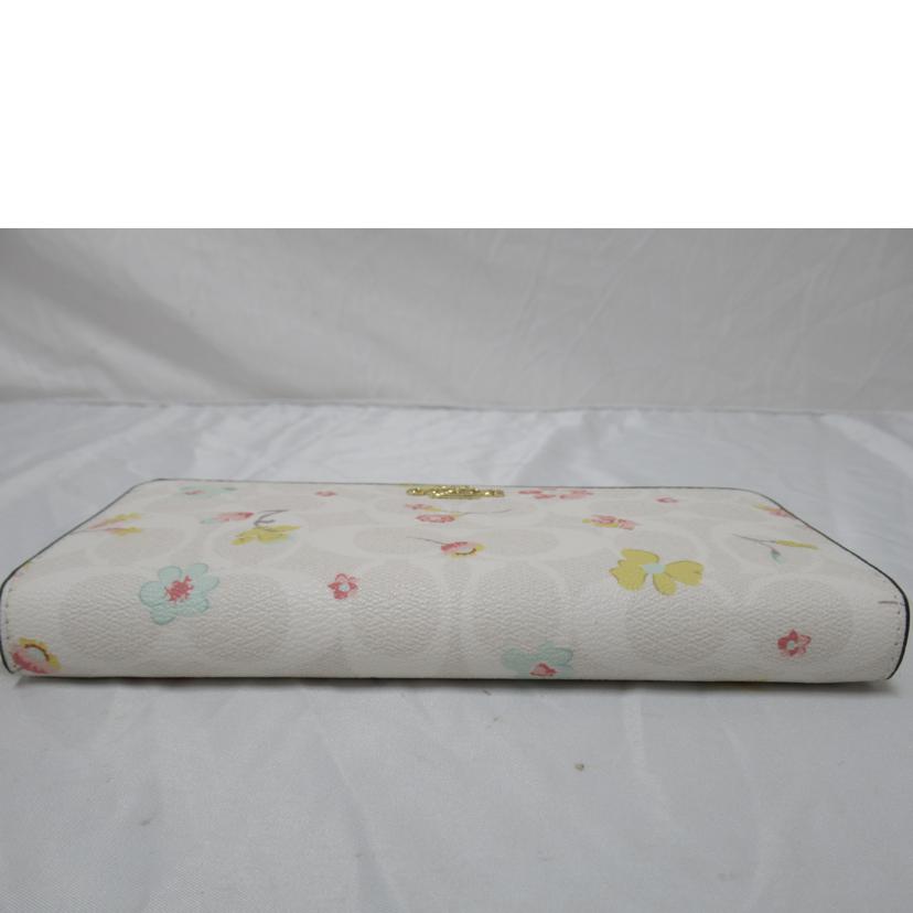 COACH/ラウンドファスナー長財布／ミスティカル　フローラル/C8695//H20**/SAランク/63