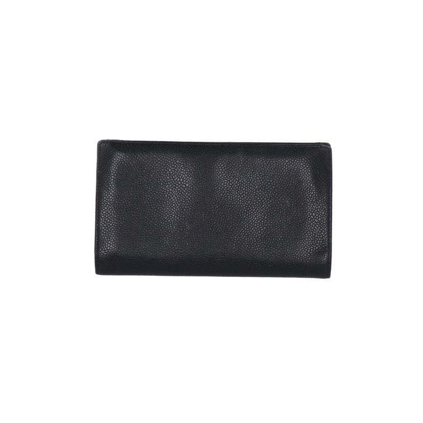 CHANEL シャネル/キャビアスキン ココマーク 二つ折り フラップウォレット/A48651//126*****/ABランク/25