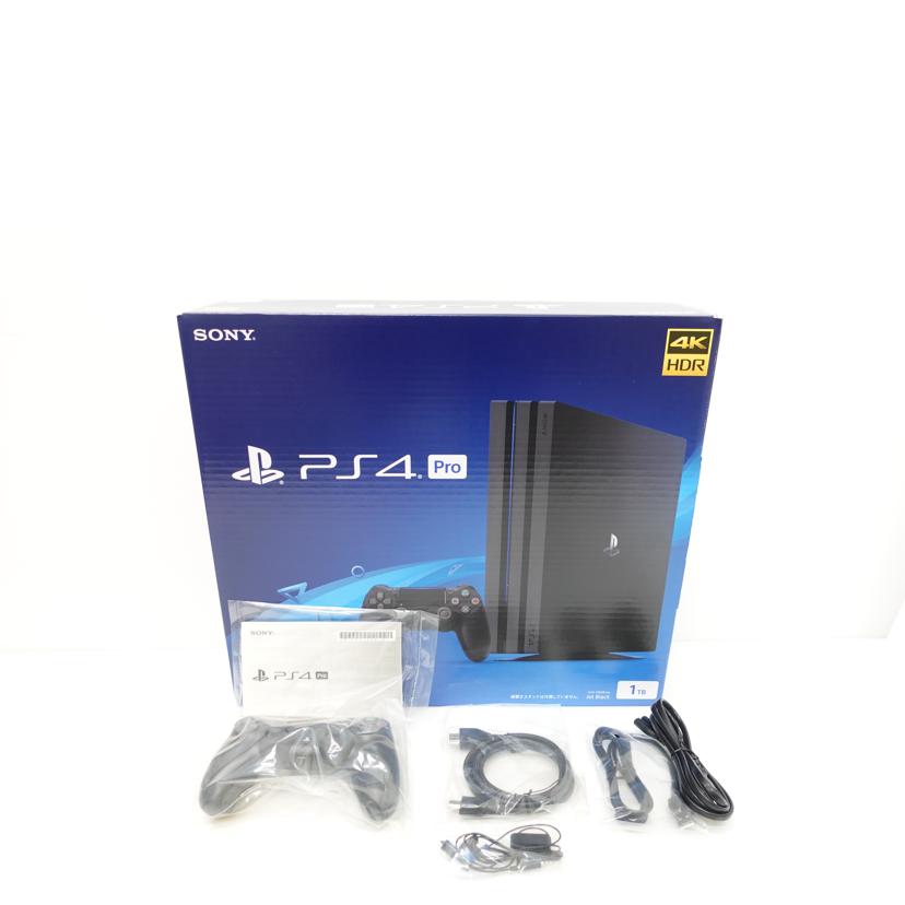 SONY ソニー/PS4Pro本体1TBジェットブラック/SUH-7200B//1328516/Sランク/88
