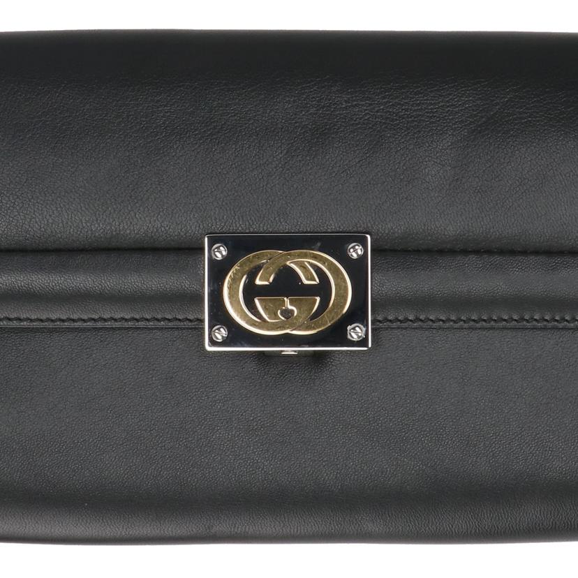 GUCCI グッチ/インターロッキングGレザーショルダーバッグ/623521//000***/ABランク/25