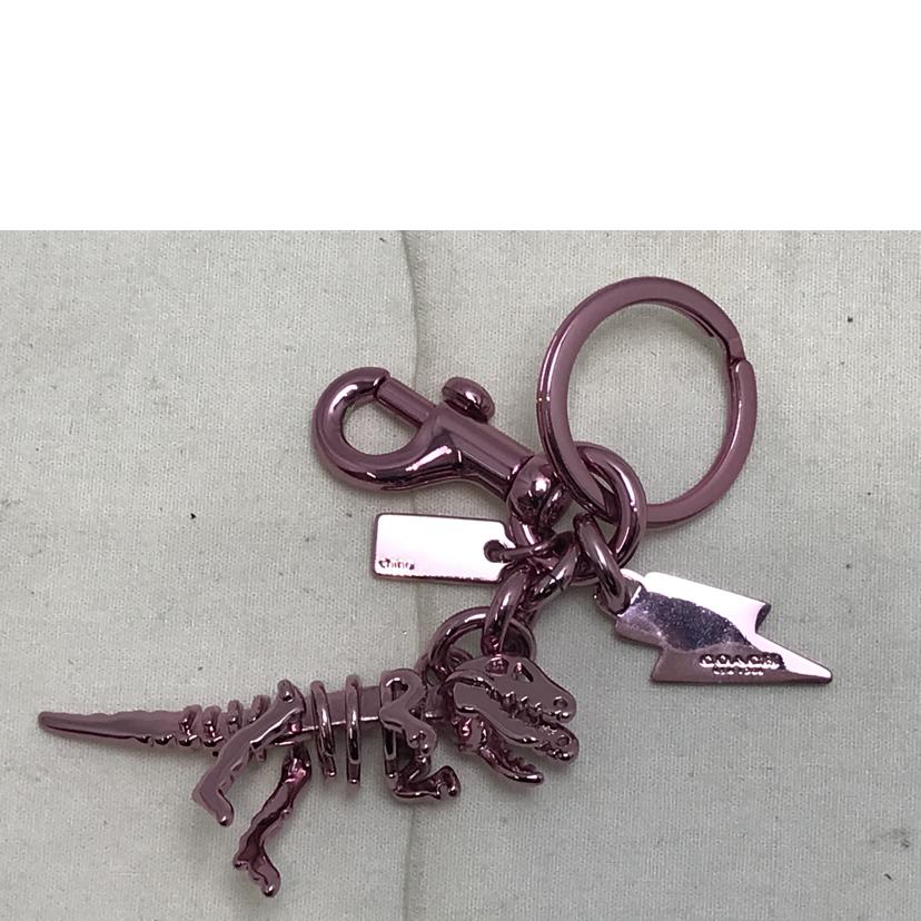 COACH コーチ/REXY　チャームキーチェーン　ピンク//Aランク/51