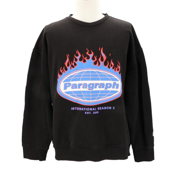 Paragraph P08 グレー スウェット値下げ可能です‼️ 値下げ交渉可】Paragraph P08 花柄 スウェット トレーナー