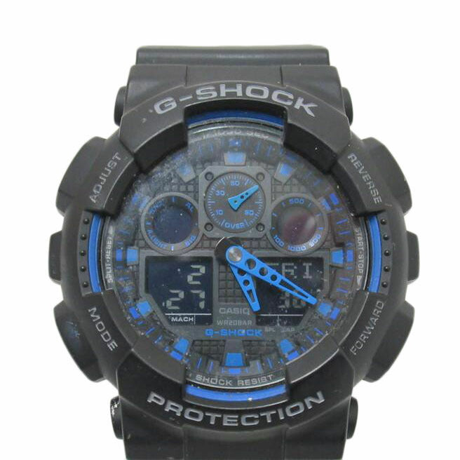 CASIO/G－SHOCK／アナデジ／クォーツ/GA-100//Bランク/63