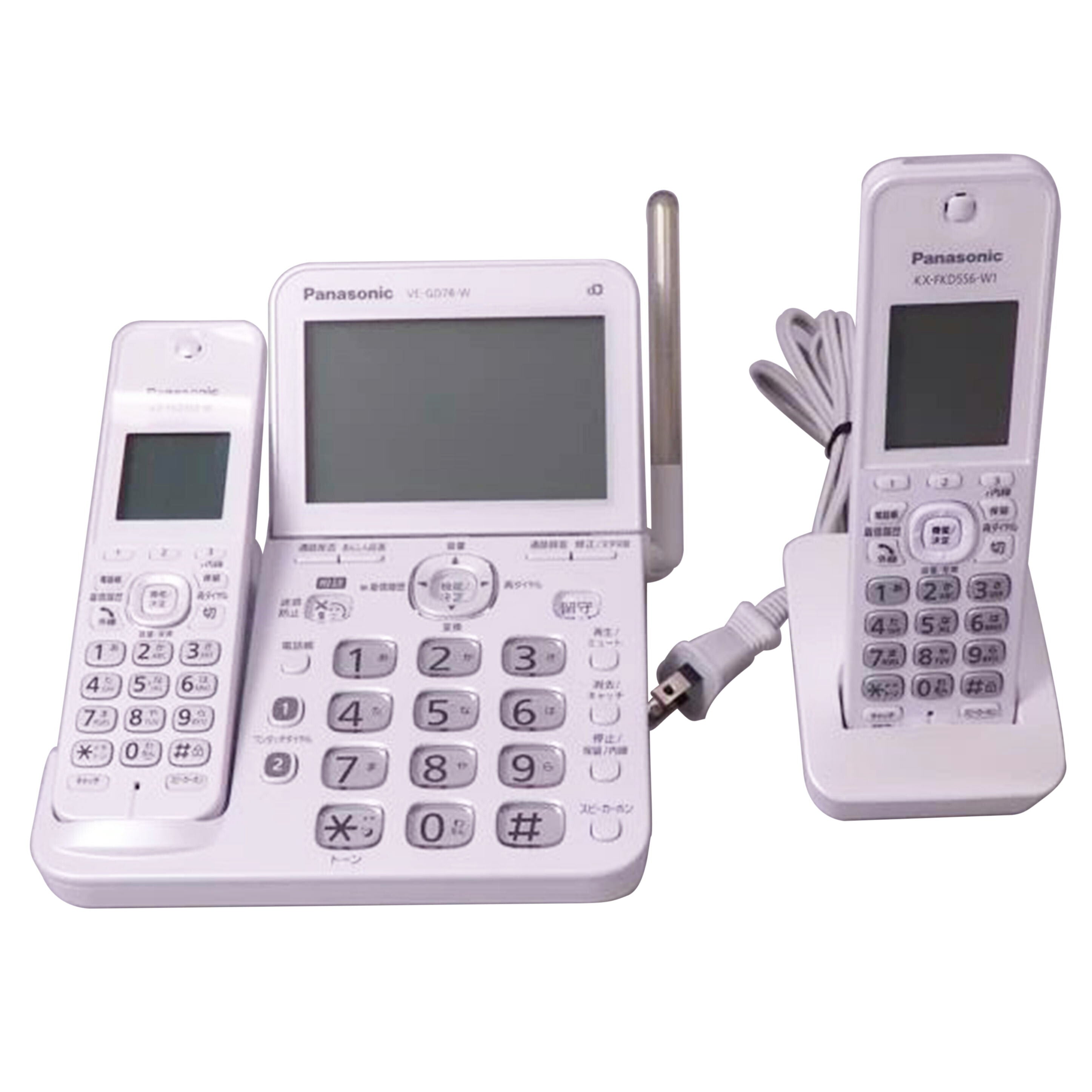 Panasonic パナソニック/コードレス電話機/VE-GD78-W//3KCFA068276/ABランク/76