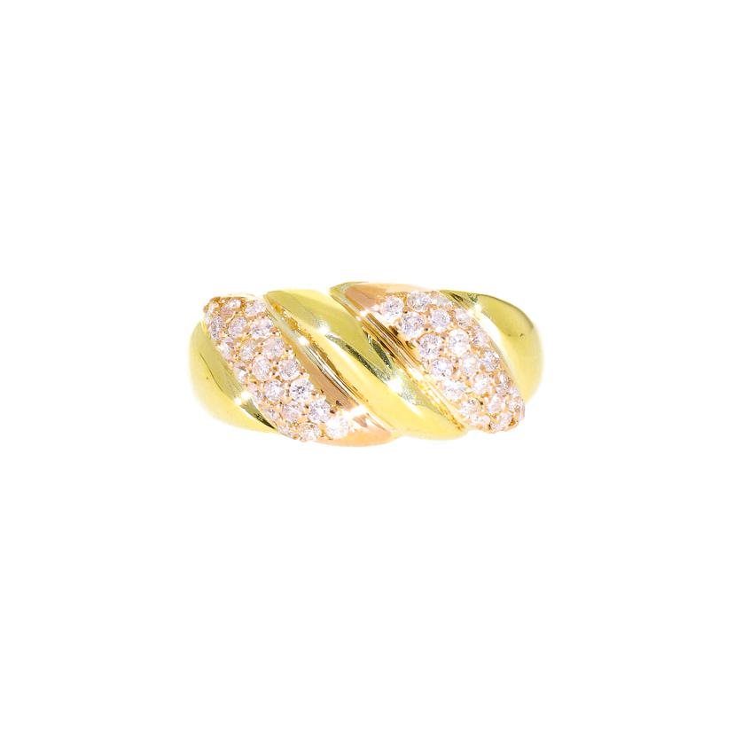 /　K18ダイヤリング0．44ct//ABランク/92