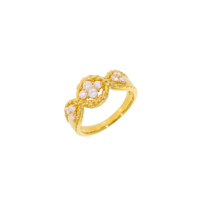 /　K18ダイヤリング0．52ct//Aランク/65