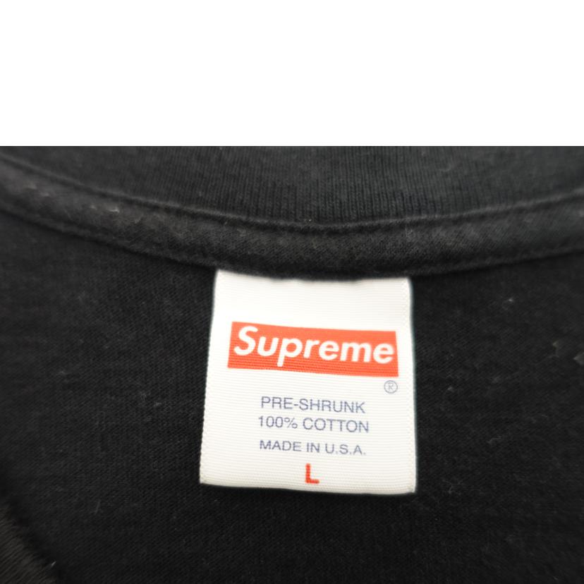 supreme シュプリーム/両面プリントTシャツ／ブラック//ABランク/88