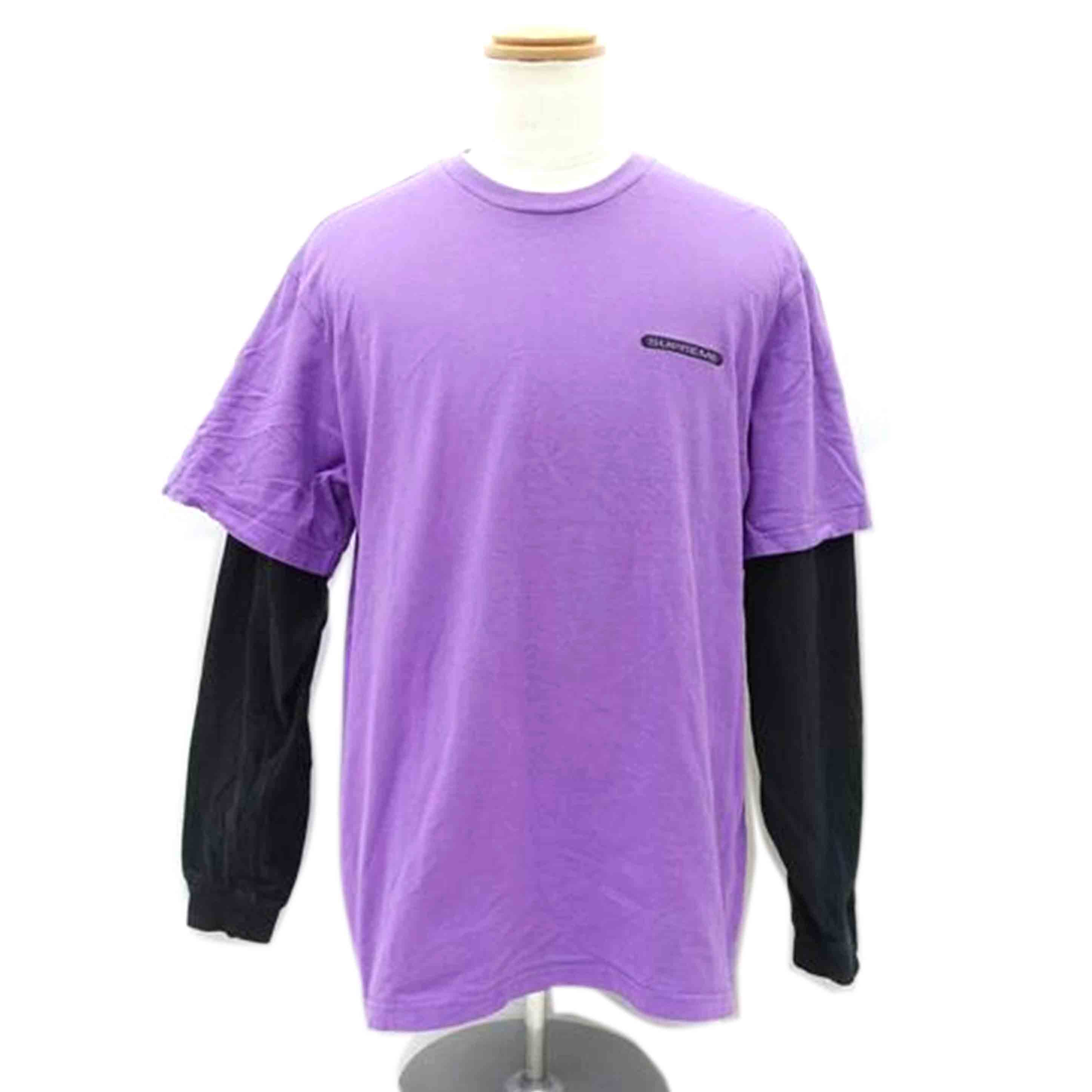 supreme シュプリーム/フェイクレイヤードロンT／パープル//Bランク/88