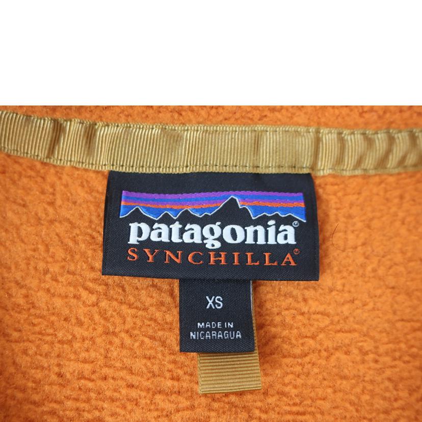 Patagonia パタゴニア/シンチラスナップTライトウェイト　フリース　XSサイズ　RTLR/25551//ABランク/65