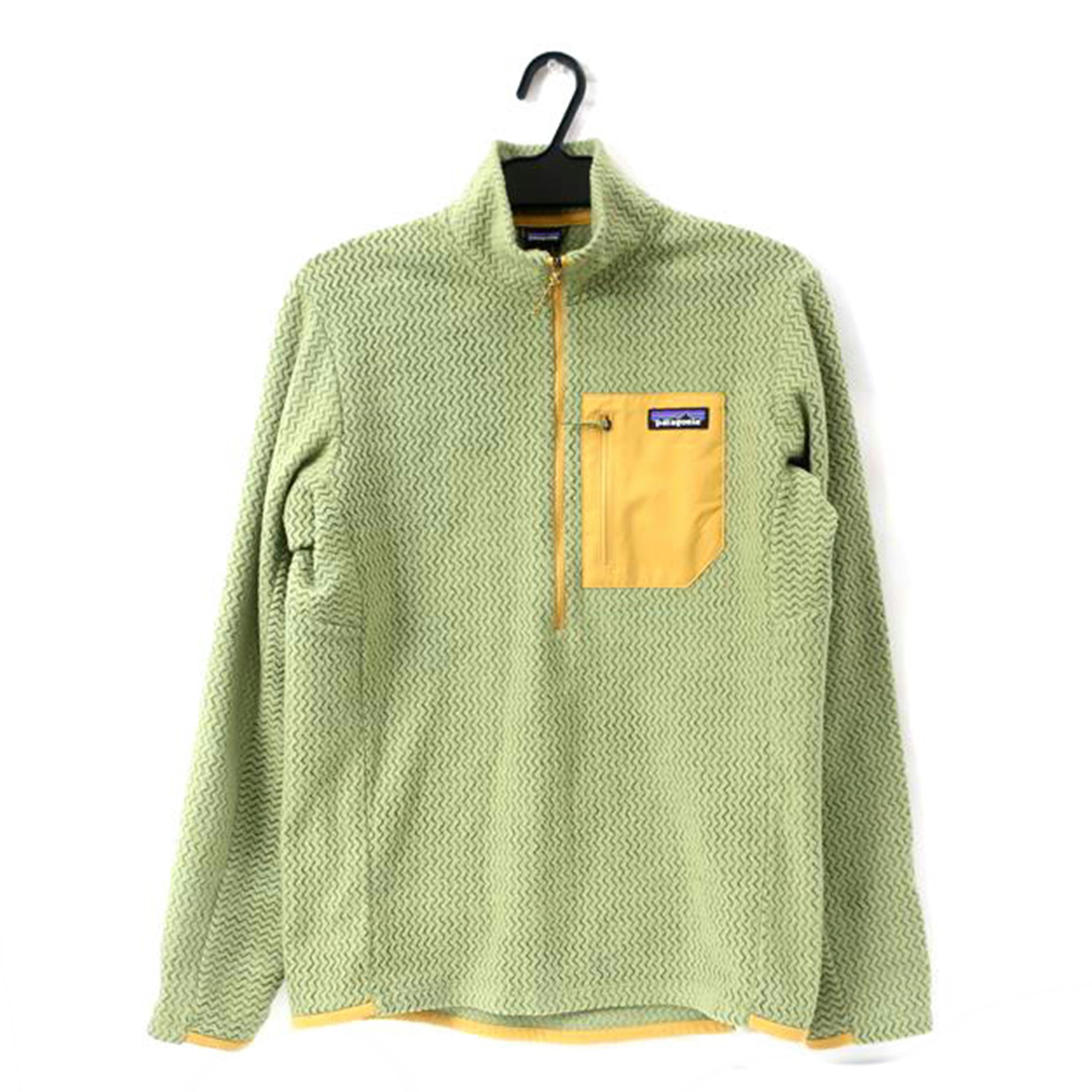 Patagonia パタゴニア/R1エアジップネック　ハーフジップフリース　Sサイズ　BUGR/40245//Aランク/65