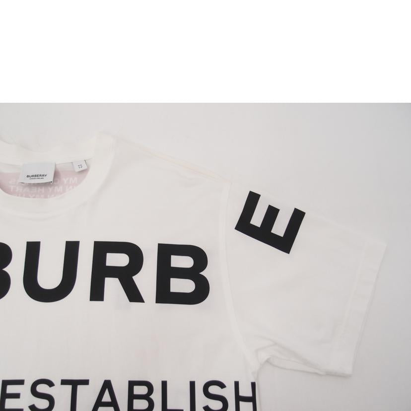 BURBERRY バーバリー/ホースフェリーTシャツ／XS／ホワイト//Aランク/69