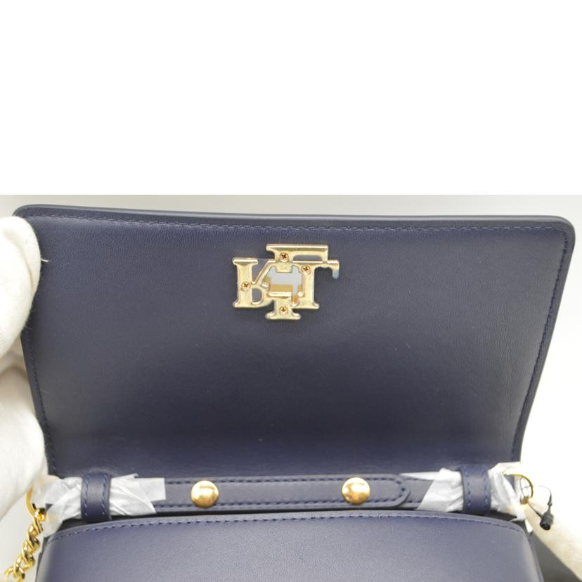 RALPH　LAUREN ラルフローレン/ロゴターンロックチェーンレザーショルダー/WARSLGCB20039//Sランク/89