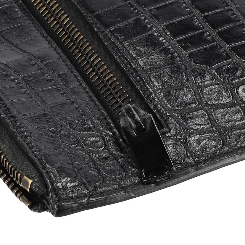 SAINT　LAURENT　 サンローラン/エンボスレザークラッチバッグ／ブラック/479964DZEOU//GNC*****/ABランク/18