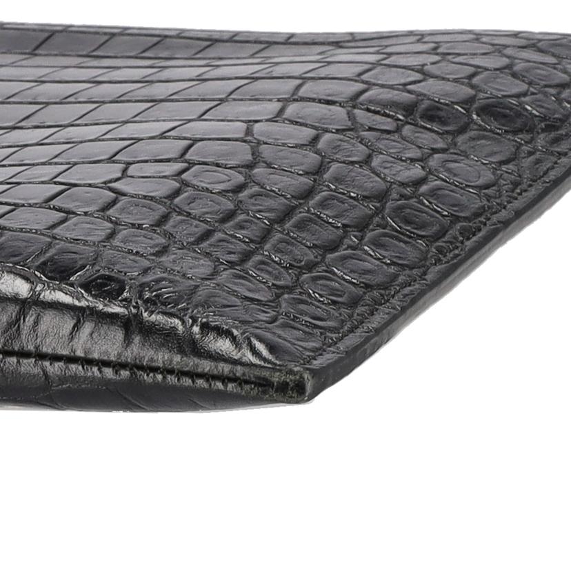 SAINT　LAURENT　 サンローラン/エンボスレザークラッチバッグ／ブラック/479964DZEOU//GNC*****/ABランク/18