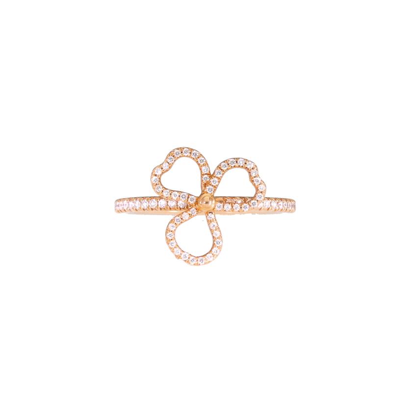 TIFFANY＆Co．/◎Au750　ペーパーオープンフラワーダイヤR＃9//ABランク/77