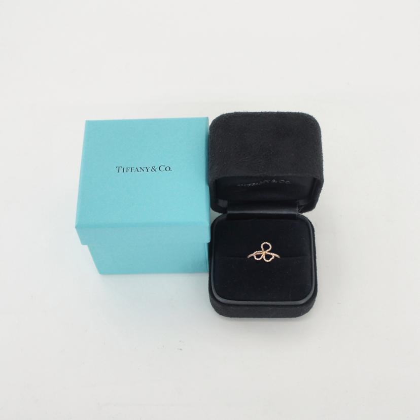 TIFFANY＆Co．/◎Au750　ペーパーオープンフラワーダイヤR＃9//ABランク/77