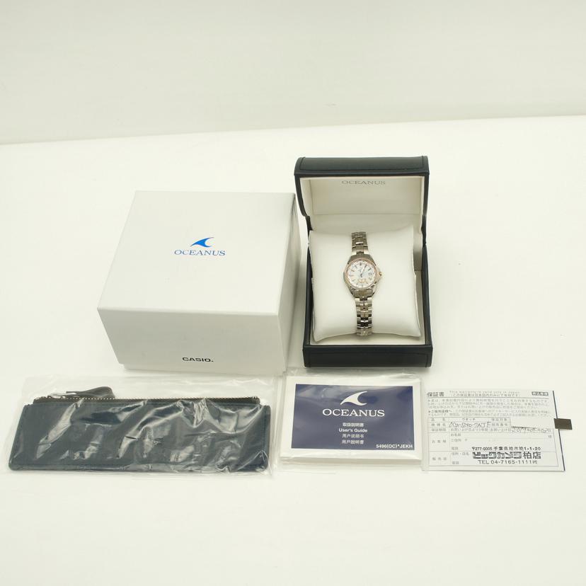 CASIO カシオ/オシアナス／マンタ／レディース/OCW-S340-7AJF//001**********/Aランク/19