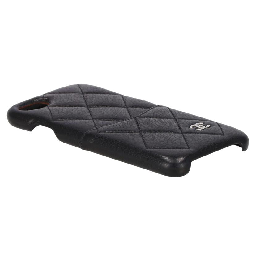CHANEL シャネル/ココマークキャビアスキンスマホケース／iphone7／8／SE//271*****/ABランク/75