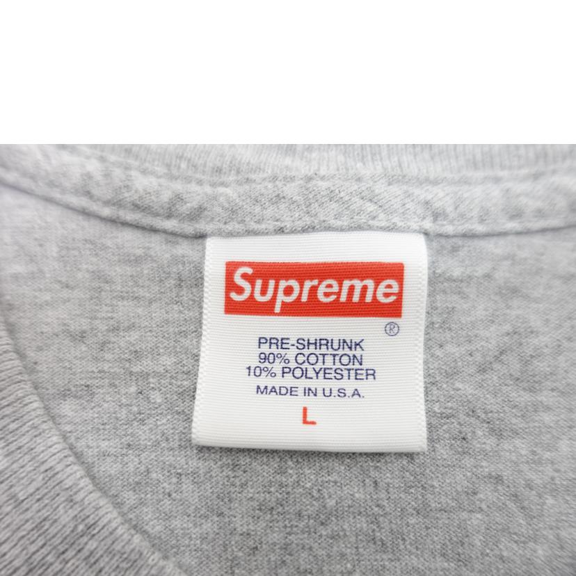 supreme シュプリーム/プリントTシャツ／グレー//ABランク/88