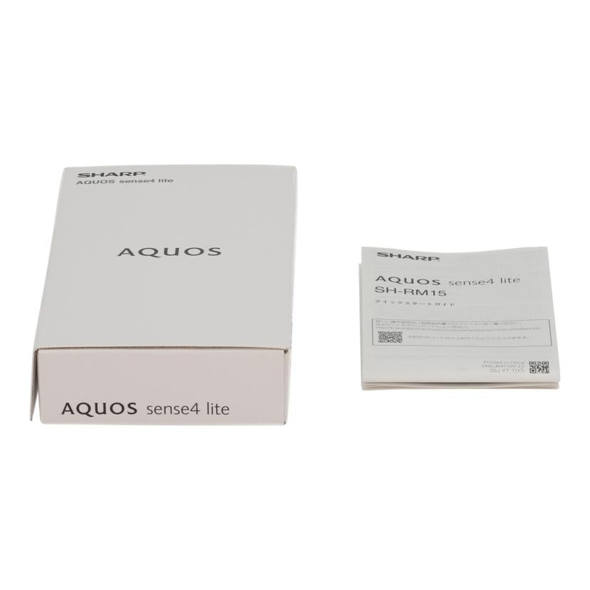 SHARP　Rakuten　 シャープ　/スマートフォン／AQUOS　sense4　lite　64GB/SH-RM15//354961114154565/Aランク/65