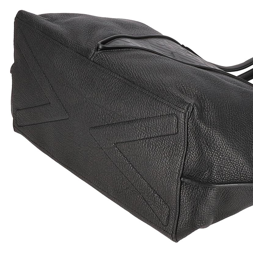 VERSACE ヴェルサーチェ/Vグレカレザートートバッグ／ブラック/1007560//043***********/SAランク/18