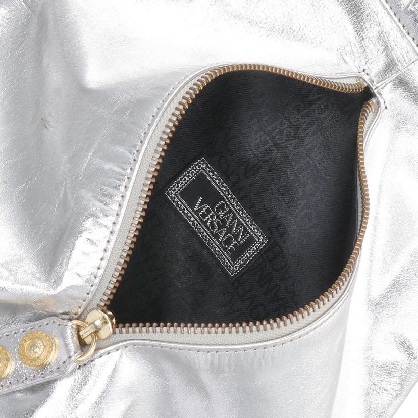 GIANNI　VERSACE ジャンニヴェルサーチ /ゴールド金具／メタリックシルバー／リュック//ABランク/18