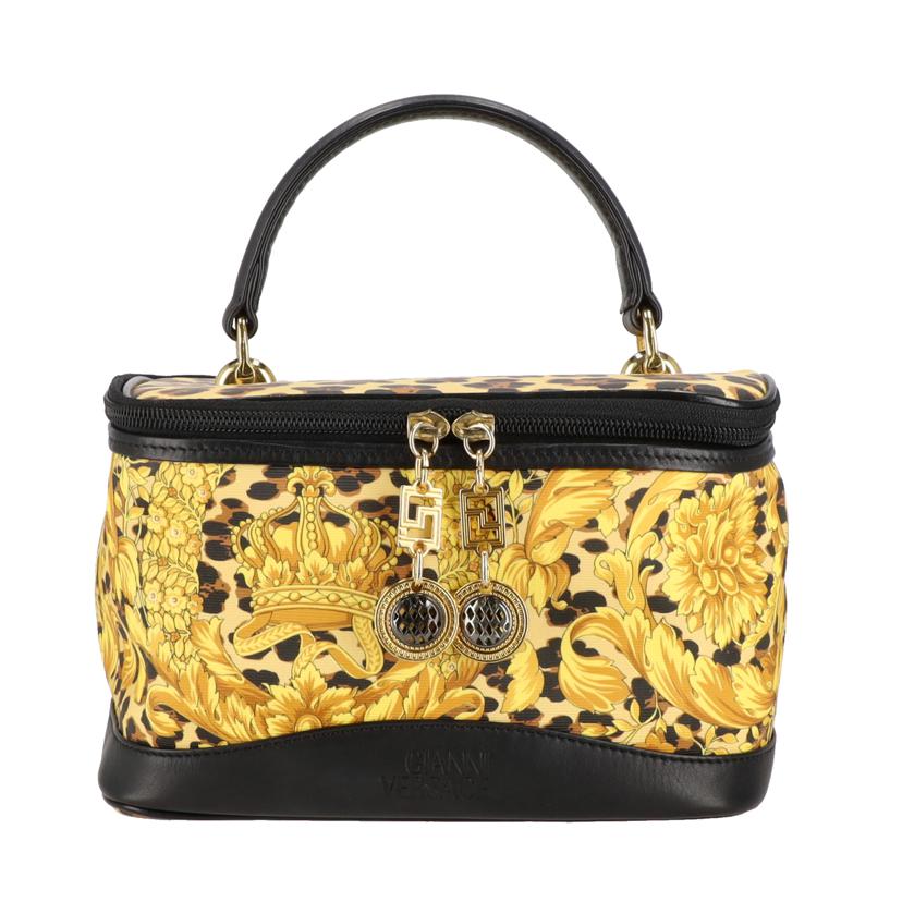GIANNI　VERSACE ジャンニヴェルサーチ/バニティバッグ／レオパード×ゴールド//ABランク/18