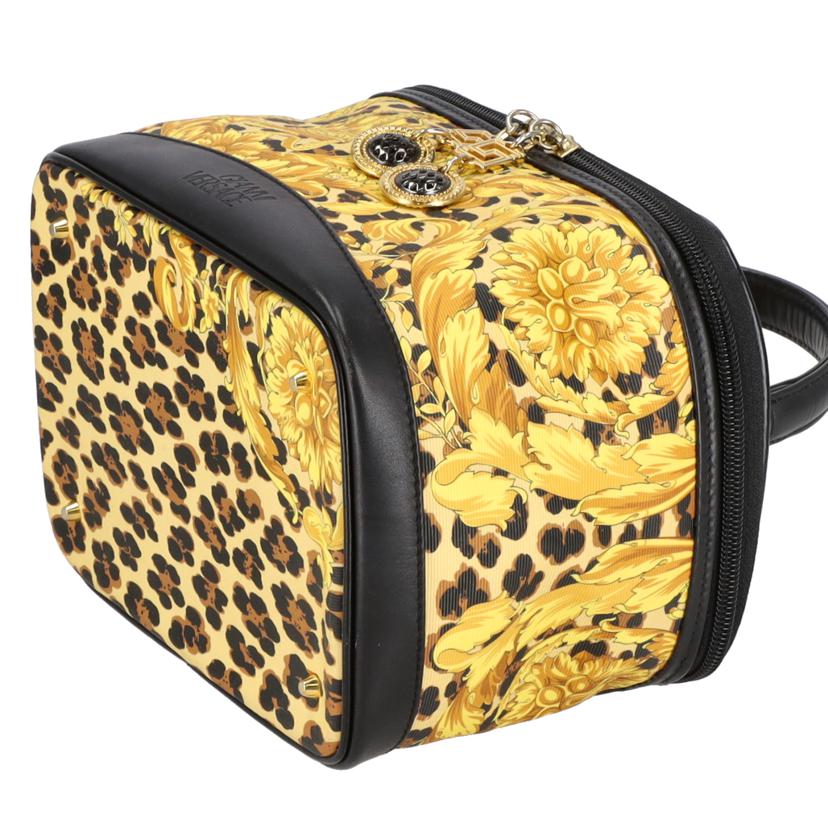 GIANNI　VERSACE ジャンニヴェルサーチ/バニティバッグ／レオパード×ゴールド//ABランク/18