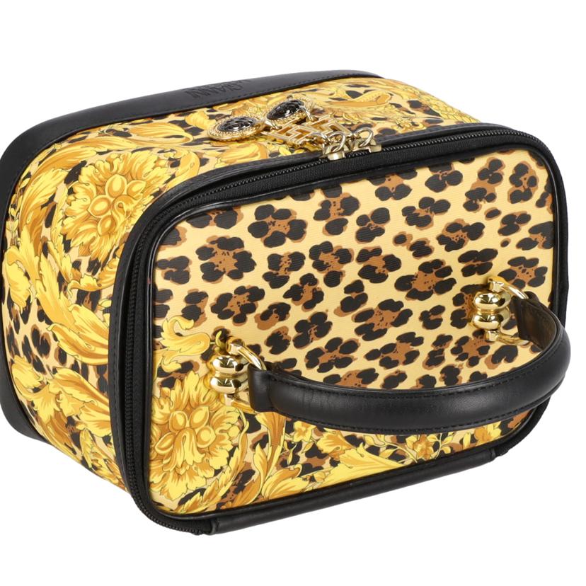 GIANNI　VERSACE ジャンニヴェルサーチ/バニティバッグ／レオパード×ゴールド//ABランク/18