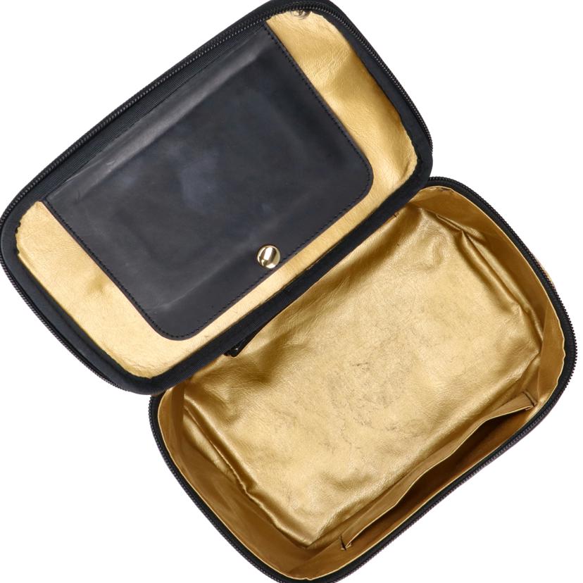 GIANNI　VERSACE ジャンニヴェルサーチ/バニティバッグ／レオパード×ゴールド//ABランク/18