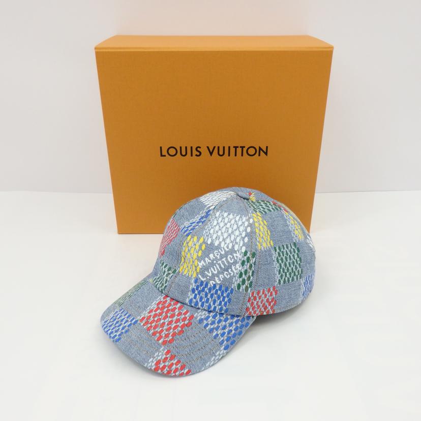 LV ルイ・ヴィトン/キャップ・LV　バーズダミエ/M5048L//NX5***/SAランク/77