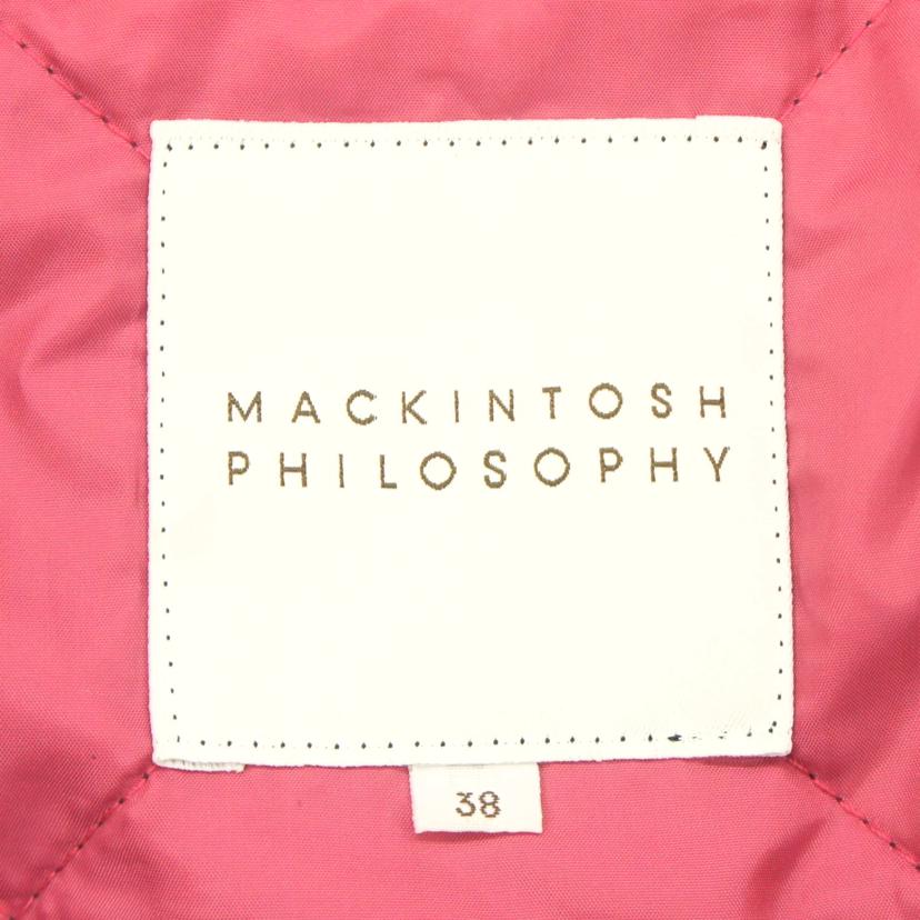 MACKINTOSH PHILOSOPHY マッキントッシュフィロソフィー/キルト コート/38/ネイビー/H5A07-943-28//ABランク/01